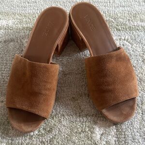 Vince Women's Brown Suede Mules